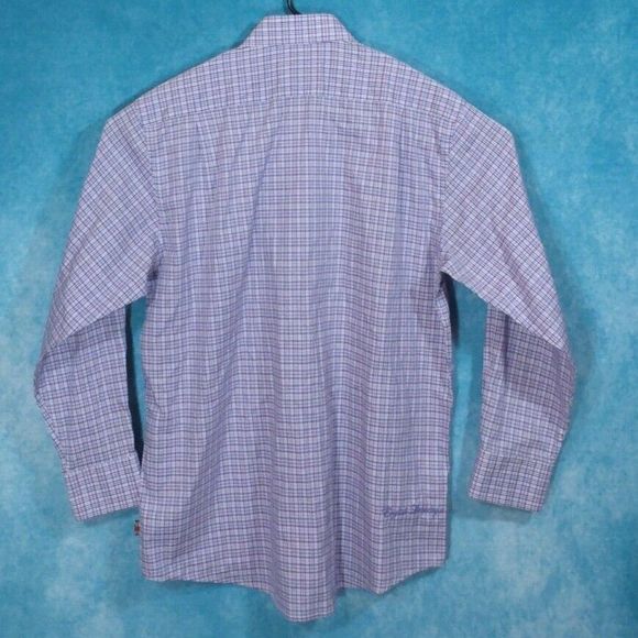 English Laundry Shirt, Button Up, Long Sleeve, Purple, Size 17-34/35 - Picture 2 of 5